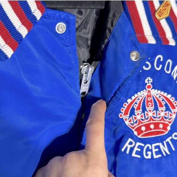 Vintage Transcona Regents Blue Bomber Jacket L - Picture 12 of 16